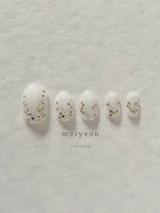 ネイル moiyeon🕊️ ｲﾁｶﾜｻｷｺのネイルデザイン