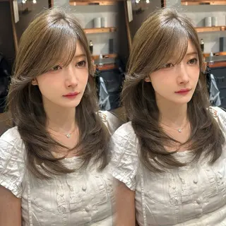ミディアム 銀座副店長/レイヤー /髪質改善/田島のヘアスタイル