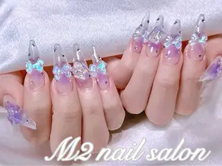ネイル 長さだし専門店 M2　rikaのネイルデザイン