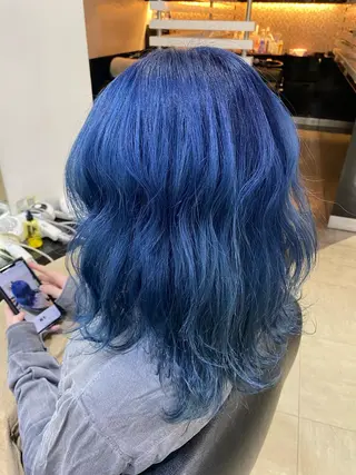ミディアム カラー ヘアアレンジ 烏山 達也のヘアスタイル