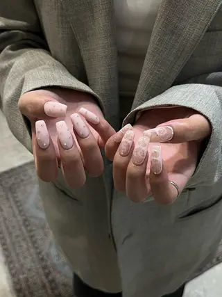 ネイル 0203ムニムサン 💙Harukaのネイルデザイン