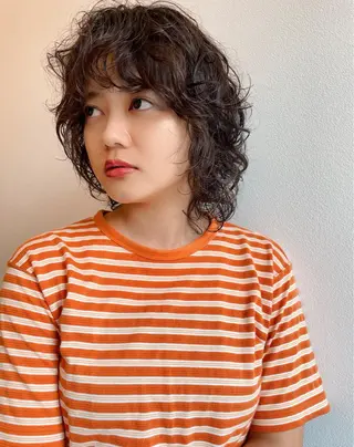 ミディアム 窪田 幸太のヘアスタイル