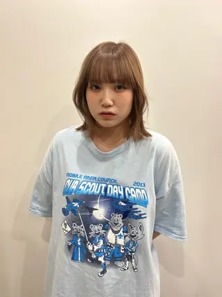 ミディアム hair&eye🎀 /momoKaのヘアスタイル