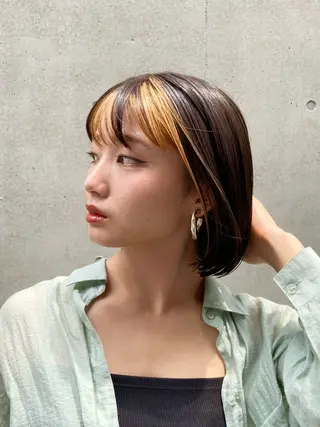 ショート カラー SAITO YUTAのヘアスタイル