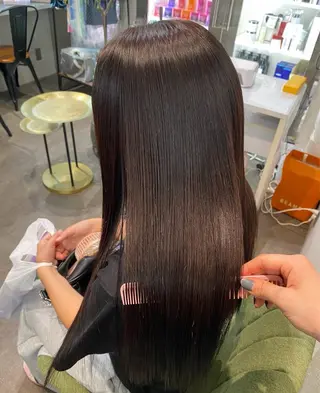 ロング カラー 透明感カラー🫧🎀 まりなのヘアスタイル