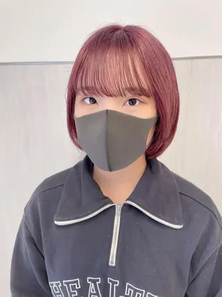 ショート カラー フクダ ジュリのヘアスタイル