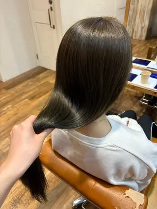 ロング ♥️ボブ/ブリーチ なしカラー/mahoのヘアスタイル