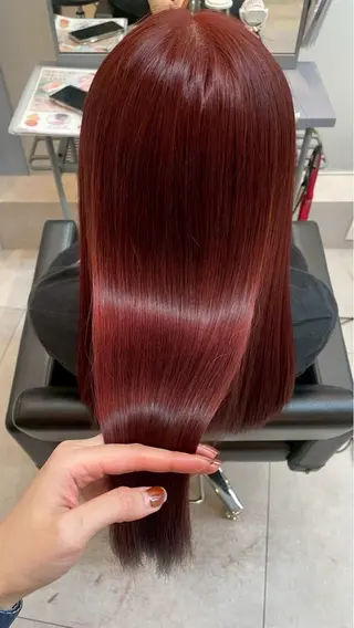 ロング 茶谷 沙穂のヘアスタイル