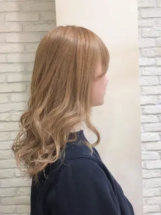 セミロング カラー HAUS 片山みほのヘアスタイル