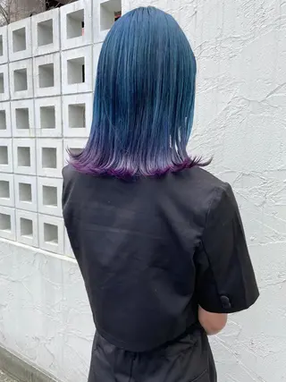 セミロング カラー beronica ベロニカのヘアスタイル