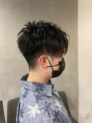ショート メンズ 豊中/メンズ特化 岡田 龍之介のヘアスタイル