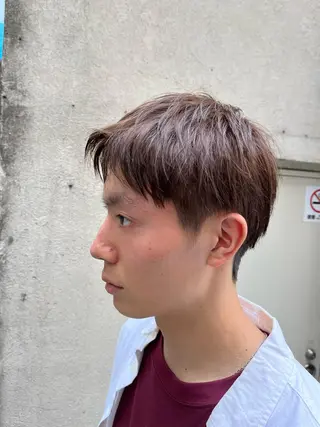 ショート カラー メンズ 🏆メンズヘア特化 🥇代表りんぺーのヘアスタイル