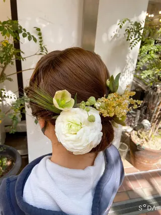 ミディアム 早稲田 千尋のヘアスタイル