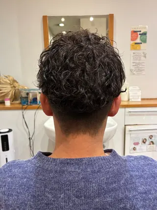 パーマ メンズ 友永 風歌のヘアスタイル