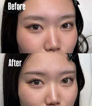 メンズ アイブロウ iBROW. 熊見怜奈の眉毛・アイブロウイメージ