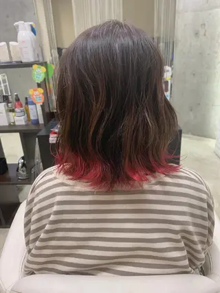 ミディアム 髪質改善×レイヤー 高嶋のヘアスタイル