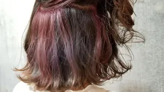 ショート カラー 谷 結奈のヘアスタイル