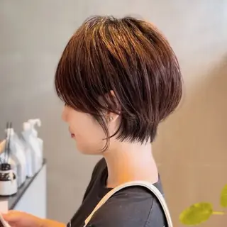 ショート カラー 豊中/ショート特化/ 似合わせ/たかいのヘアスタイル