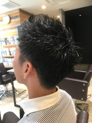 ショート カラー パーマ ヘアアレンジ メンズ キッズ ネイル マツエク・マツパ EnBlesS西宮 マンツーマン神道有基のヘアスタイル