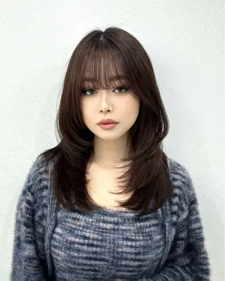 ミディアム 森田 真由香のヘアスタイル