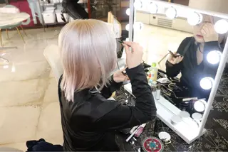 ミディアム SHIN レイヤー‪‪カットのヘアスタイル