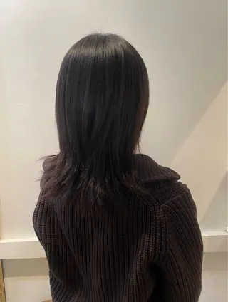 ミディアム カラー ソノダ リコのヘアスタイル