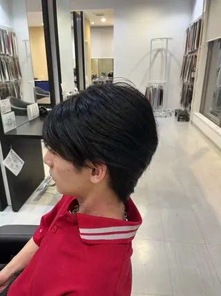 ショート パーマ メンズ 諸岡 玲のヘアスタイル