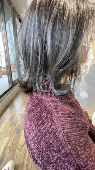ミディアム ヒラヤマ ユウスケのヘアスタイル