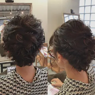 ヘアアレンジ lani ブリーチ /ダブルカラーのヘアスタイル