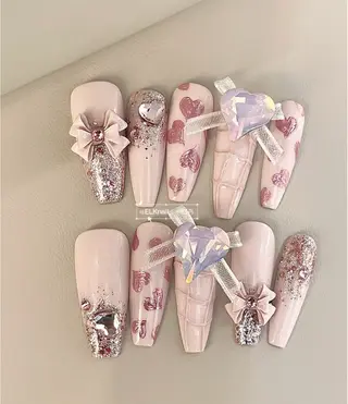 ネイル 長さだし専門店 M2　rikaのネイルデザイン