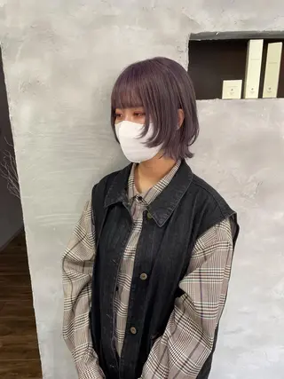 ショート ウルフ レイヤー パーマ🪐MANAのヘアスタイル