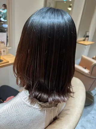 ミディアム 大河原 美優のヘアスタイル