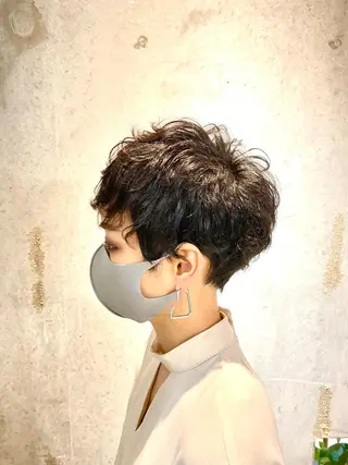 ショート パーマ KEN KENのヘアスタイル