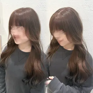 ロング カラー ♡ RUNA ♡ モデル募集中🍒ྀིのヘアスタイル