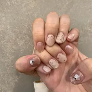 ネイル 【淡色color/ nail】maikoのネイルデザイン