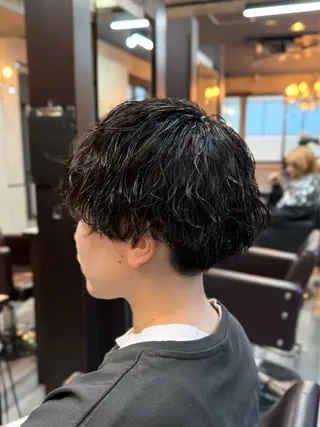 ショート パーマ 井上 武輝のヘアスタイル