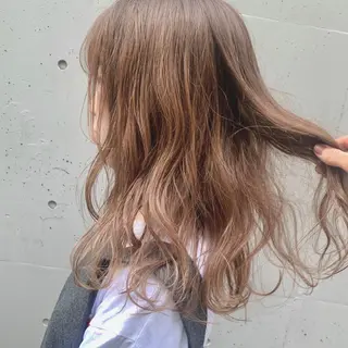 ミディアム カラー leben serikaのヘアスタイル