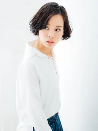 ショート FUKUNAGA YUのヘアスタイル