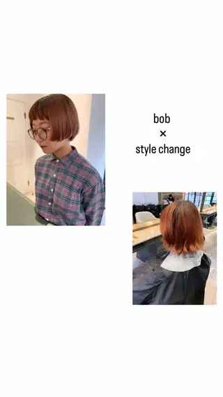 ショート カラー hiro【沿線で叶う 似合わせhair】のヘアスタイル