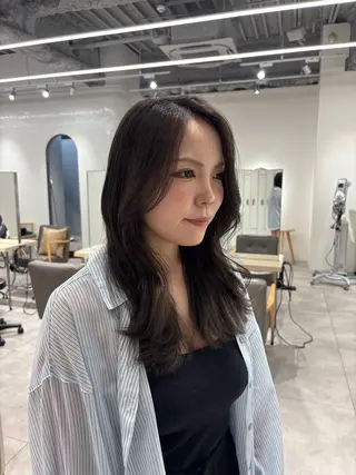 ロング 艶髪໒꒱／透明感 カラー🍀_そら🪽のヘアスタイル