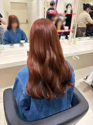 カラー 暖色ガーリーヘア🎀 MEARI🩰のヘアスタイル
