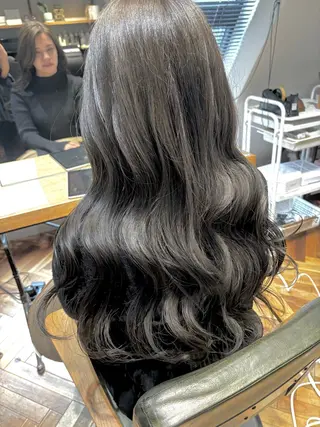 ロング カラー misa🫧ナチュラ ル縮毛矯正/髪質改善のヘアスタイル