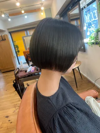 ショート ⚪️髪質改善 縮毛 店長 コウ⚪️のヘアスタイル
