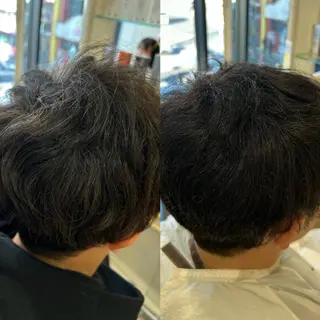 ショート カラー メンズ 宮原 佑莉のヘアスタイル