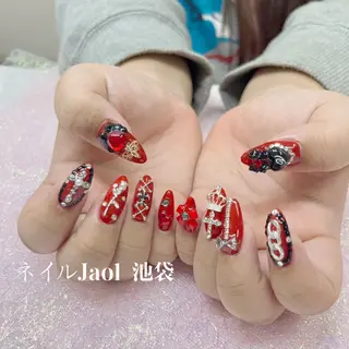 ロング ネイルJaol 池袋のネイルデザイン