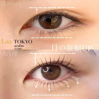 マツエク・マツパ ラズトウキョウ Laz TOKYOのマツエク・マツパデザイン
