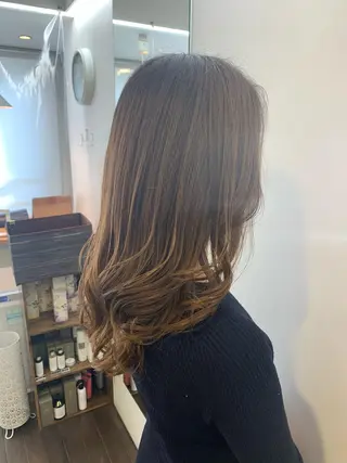 ロング デジタルパーマ🫧 韓国風ヘア🫧サクラのヘアスタイル