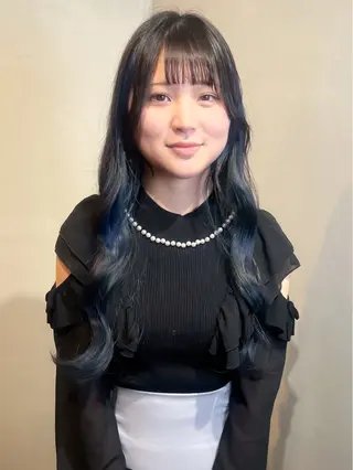 セミロング カラー Aya/四条烏丸/ インナーカラーのヘアスタイル