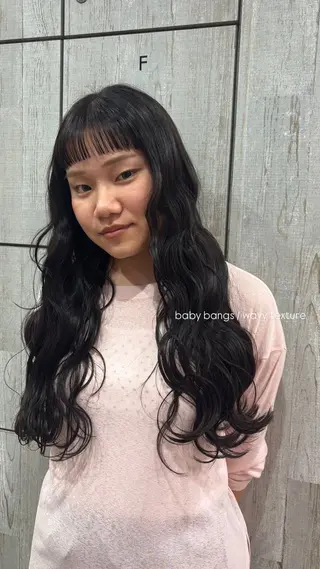 ロング カラー 髙杉 舞羽のヘアスタイル