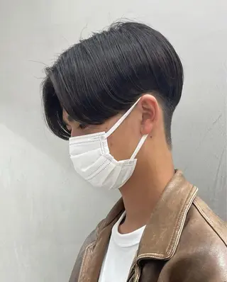 ショート カラー パーマ メンズ キッズ 栄💗レイヤーカット |パーマ|haruのヘアスタイル